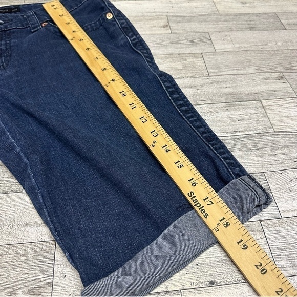Calvin Klein Straight Denim Shorts | Blue | Size 28/6 - Picture 11 of 11
